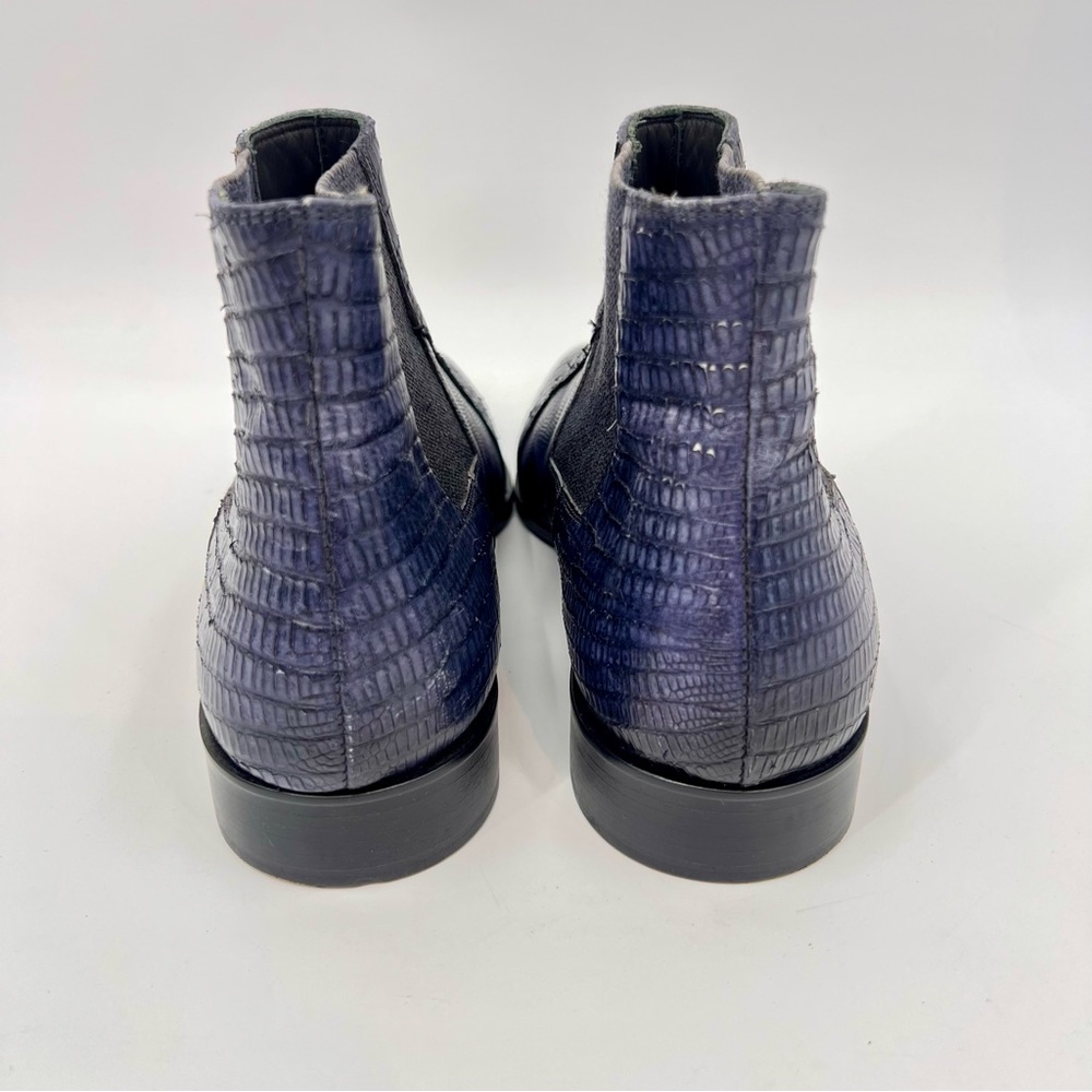 Jo Ghost Python Chelsea Boots Navy 42 - image 4